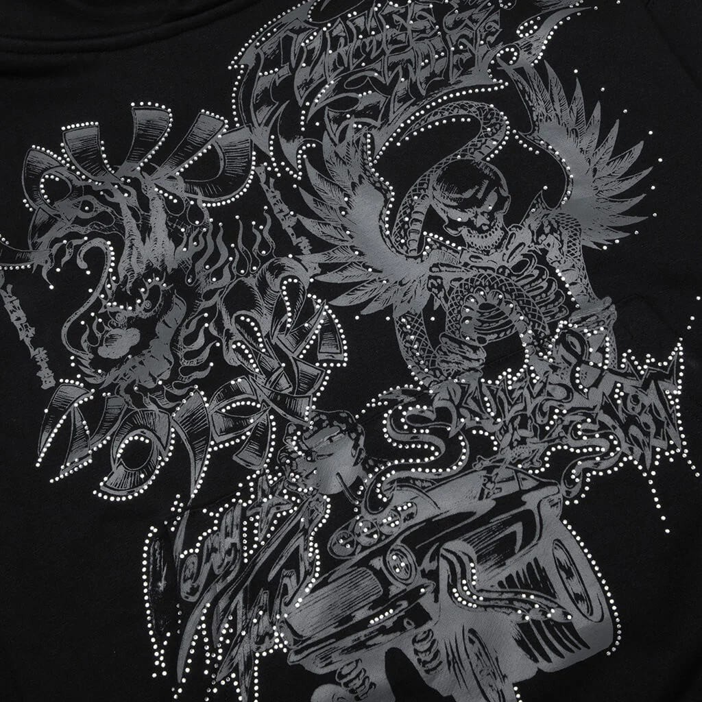 Loud Noises Hoodie - Black - Image 3