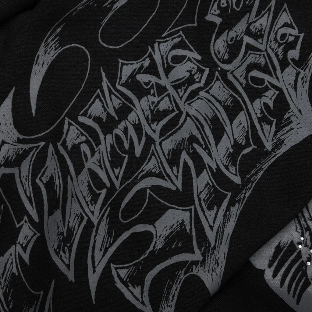Loud Noises Hoodie - Black - Image 5