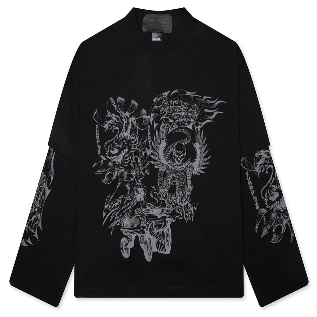 Loud Noises Long Sleeve Tee - Black