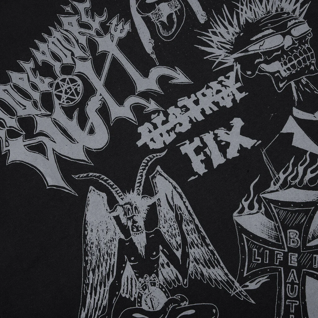 Loud Noises Long Sleeve Tee - Black - Image 6