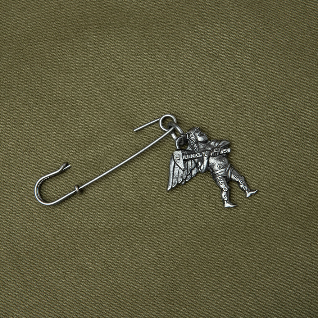 Pockets Boxy Jacket - Green - Image 3