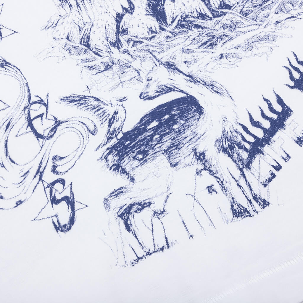 Scribbles S/S Tee - White - Image 4