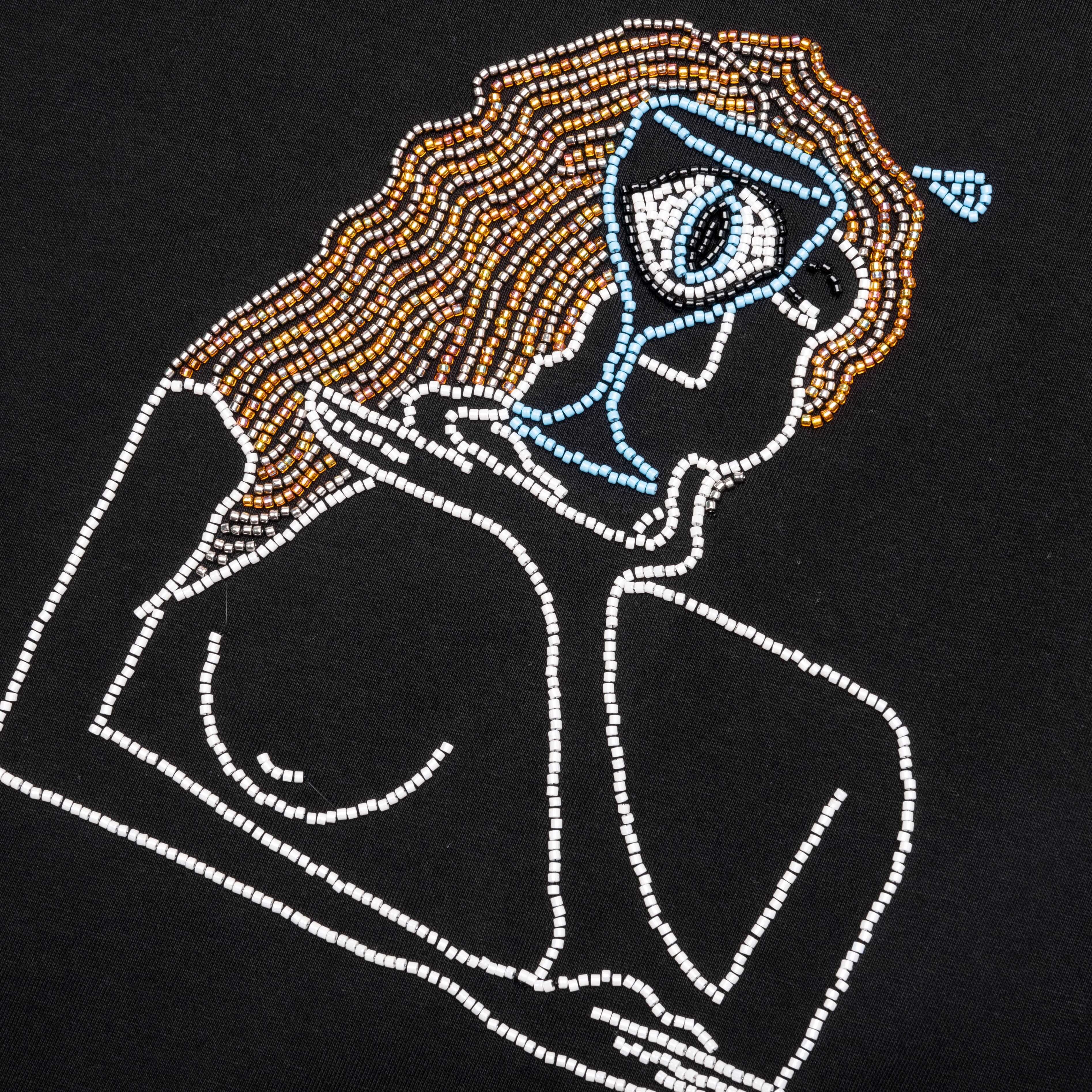 Slow Down Beaded Tee - Black - Image 3