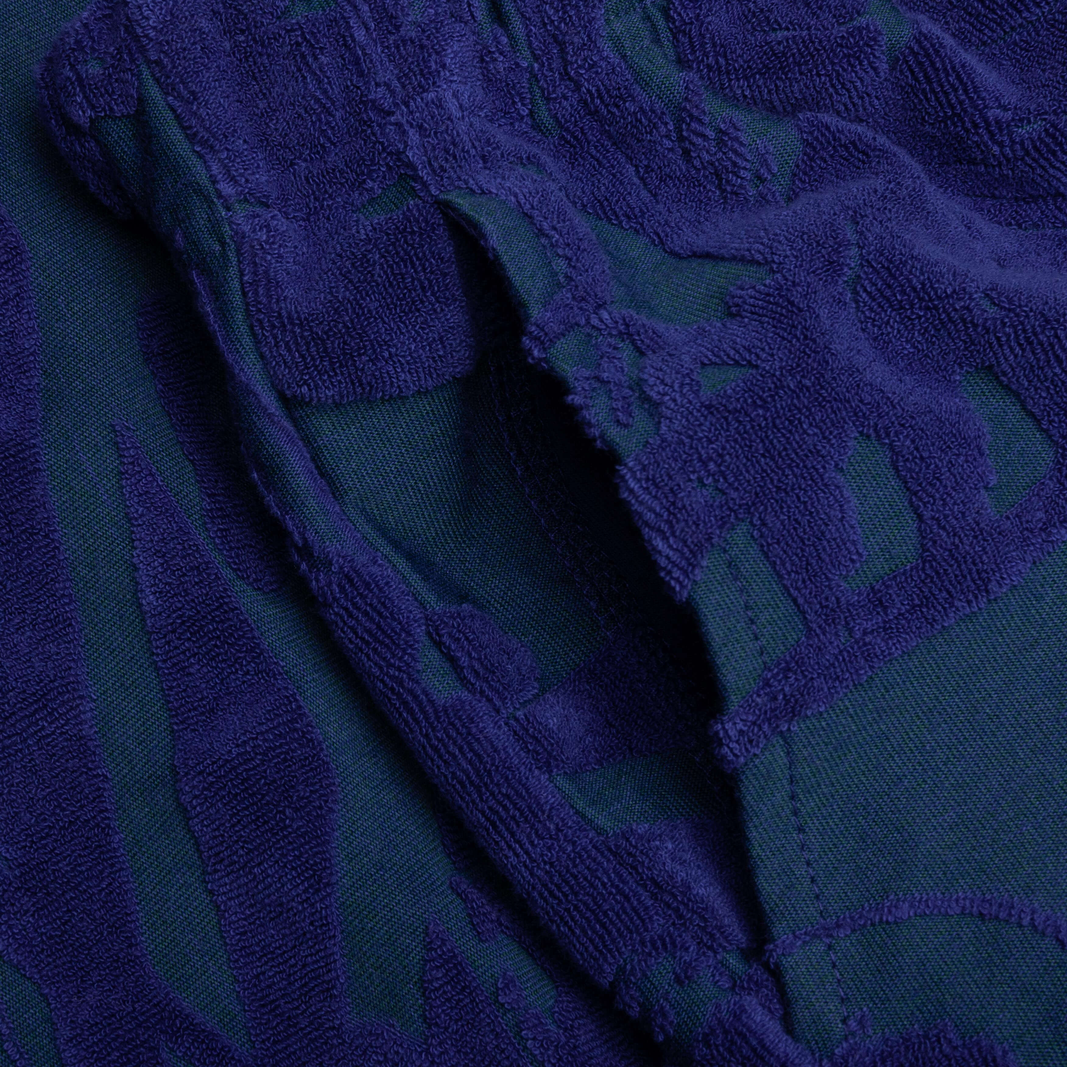 Terry Towelling Short - Blue/Green - Image 4