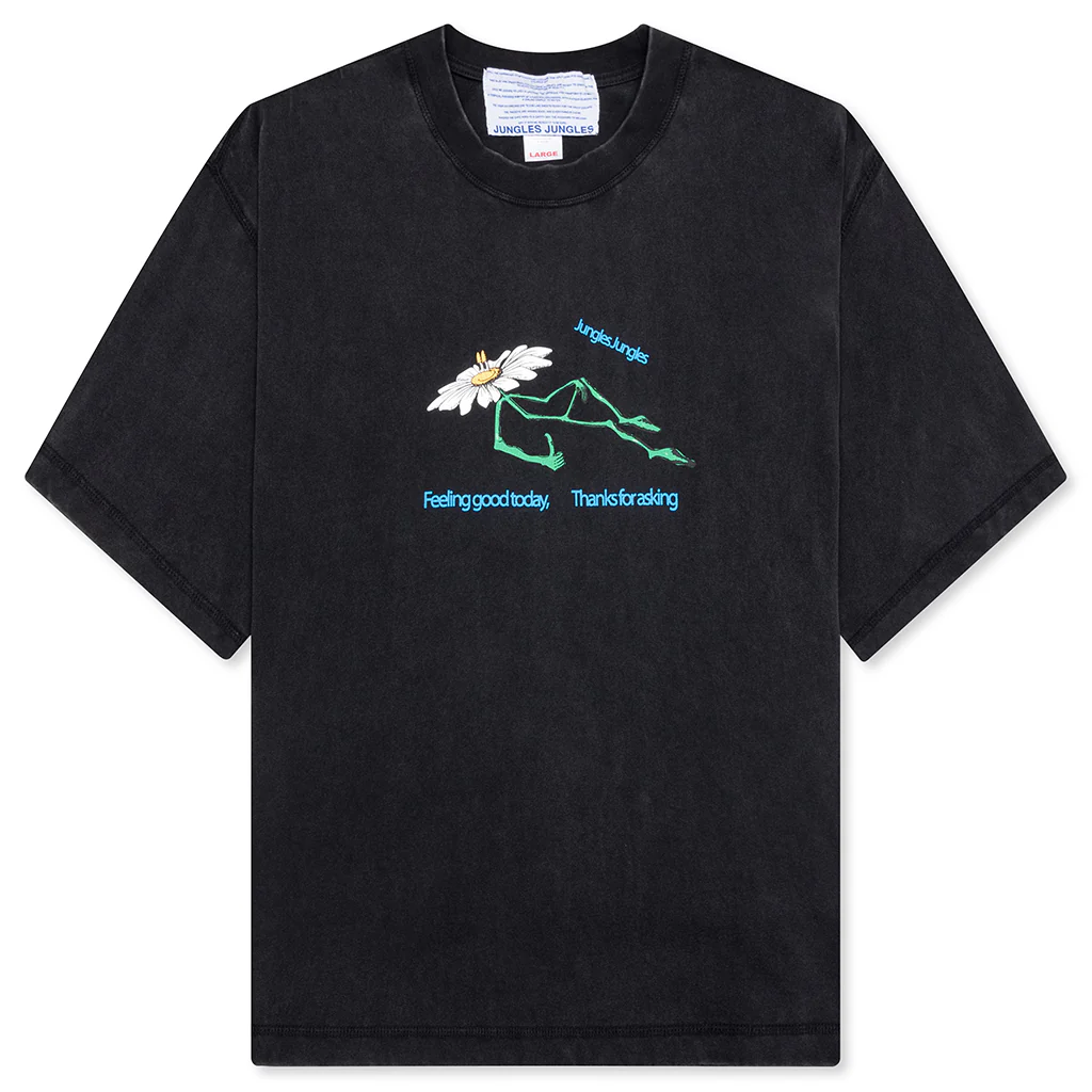 Thanks For Asking Reversible Tee - Black