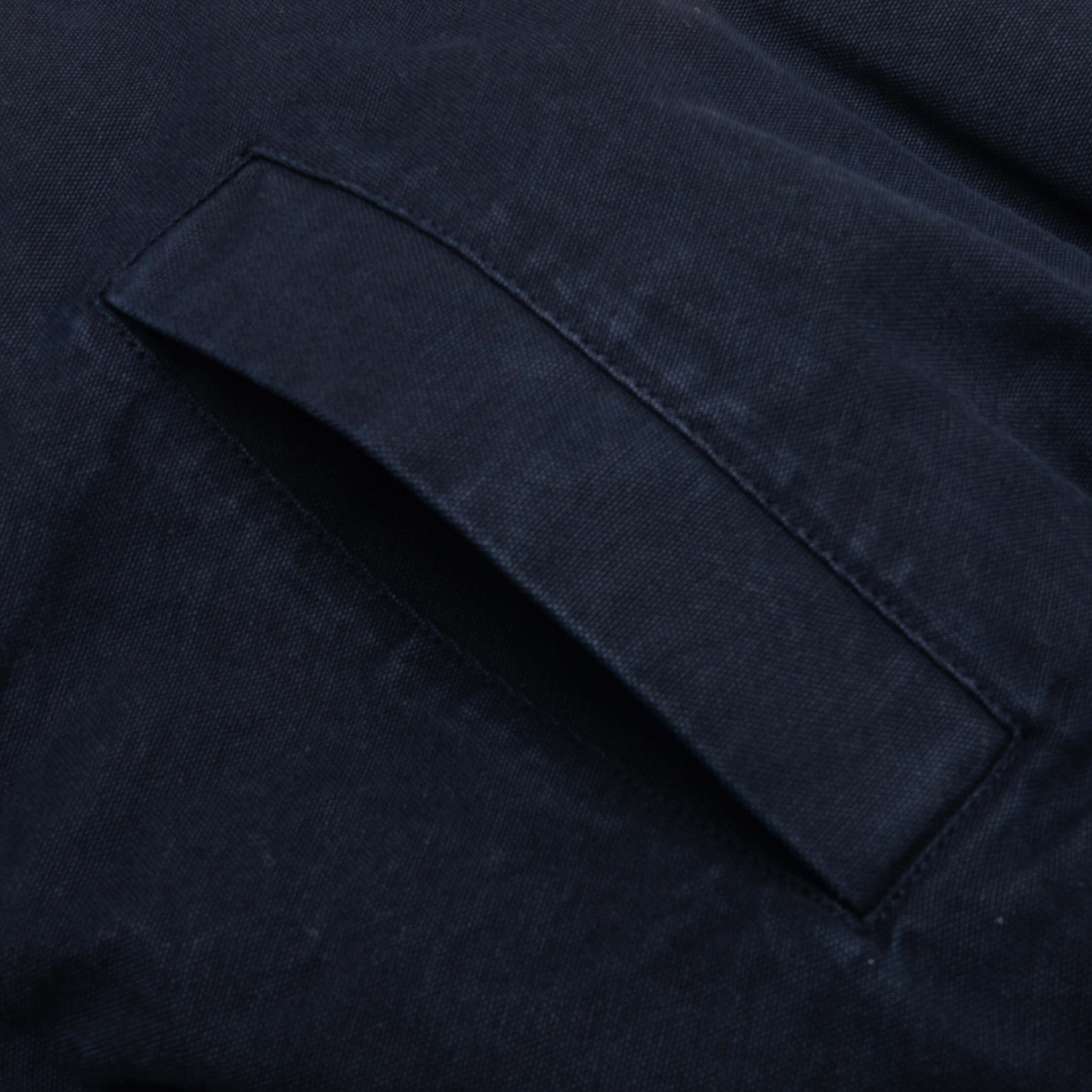 Cotton Canvas Blouson - Navy - Image 5