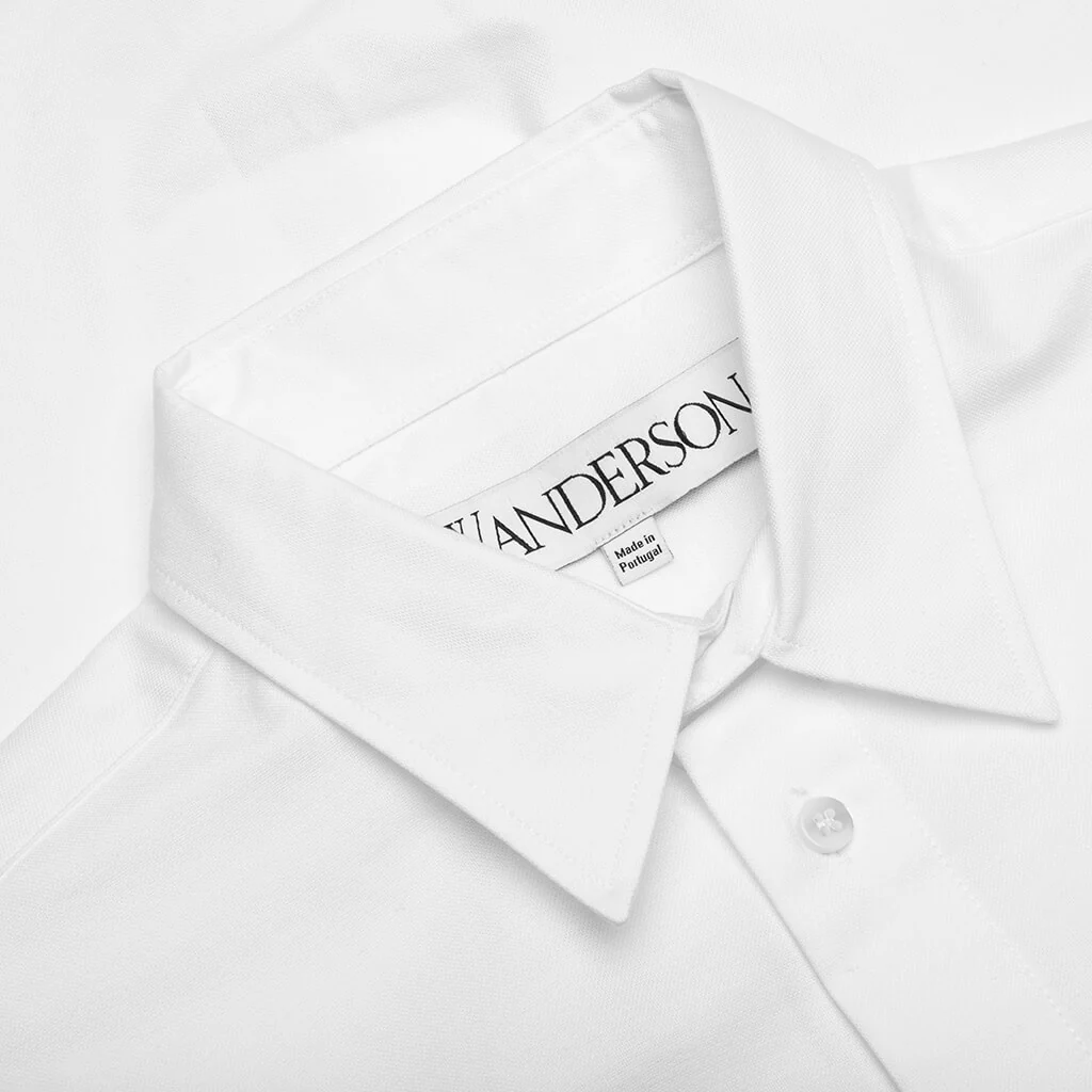Classic Fit Logo Pocket Shirt - White - Image 3