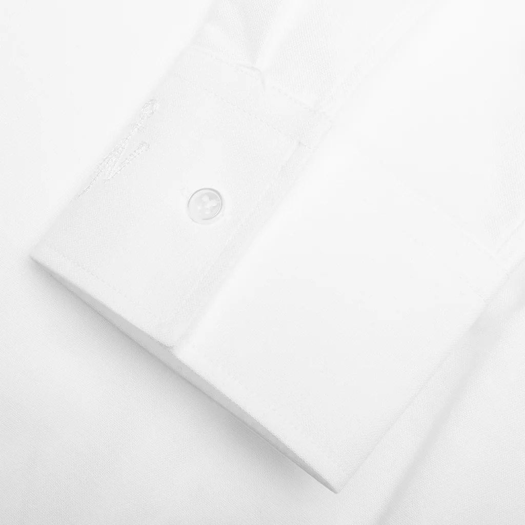 Classic Fit Cotton Oxford Shirt - White - Image 4