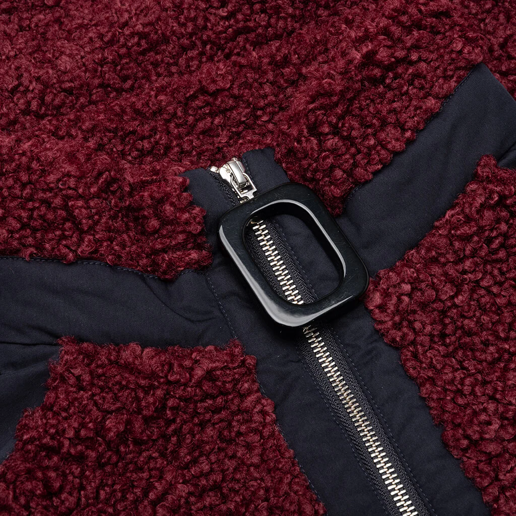 Colour Block Fleece Track Top - Image 3