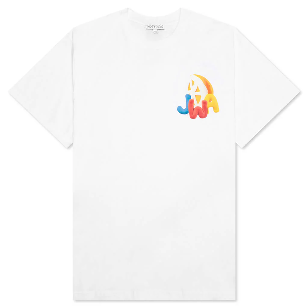 JWA Orange Print T-Shirt - White