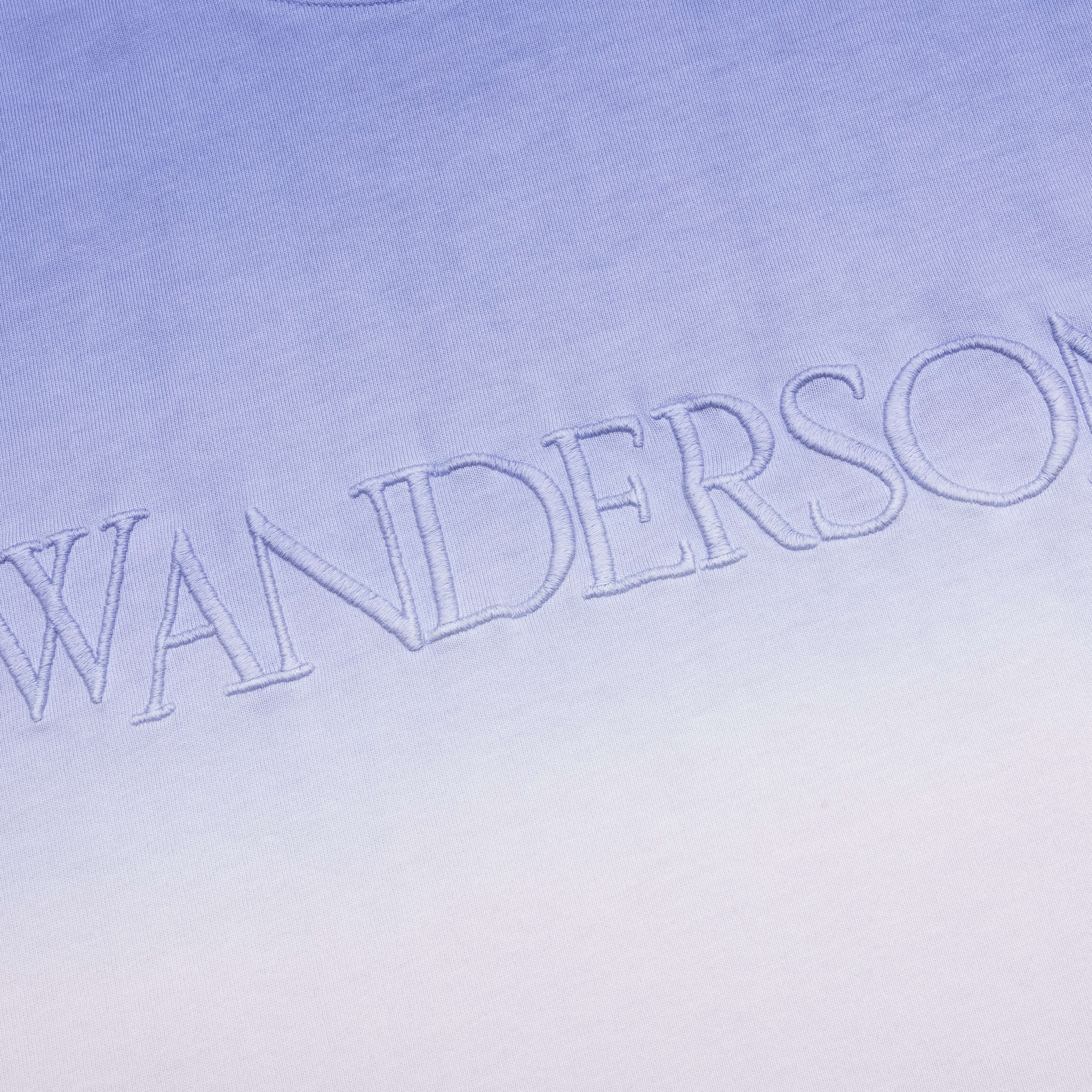 Logo Embroidery Gradient T-Shirt - Lavender - Image 4