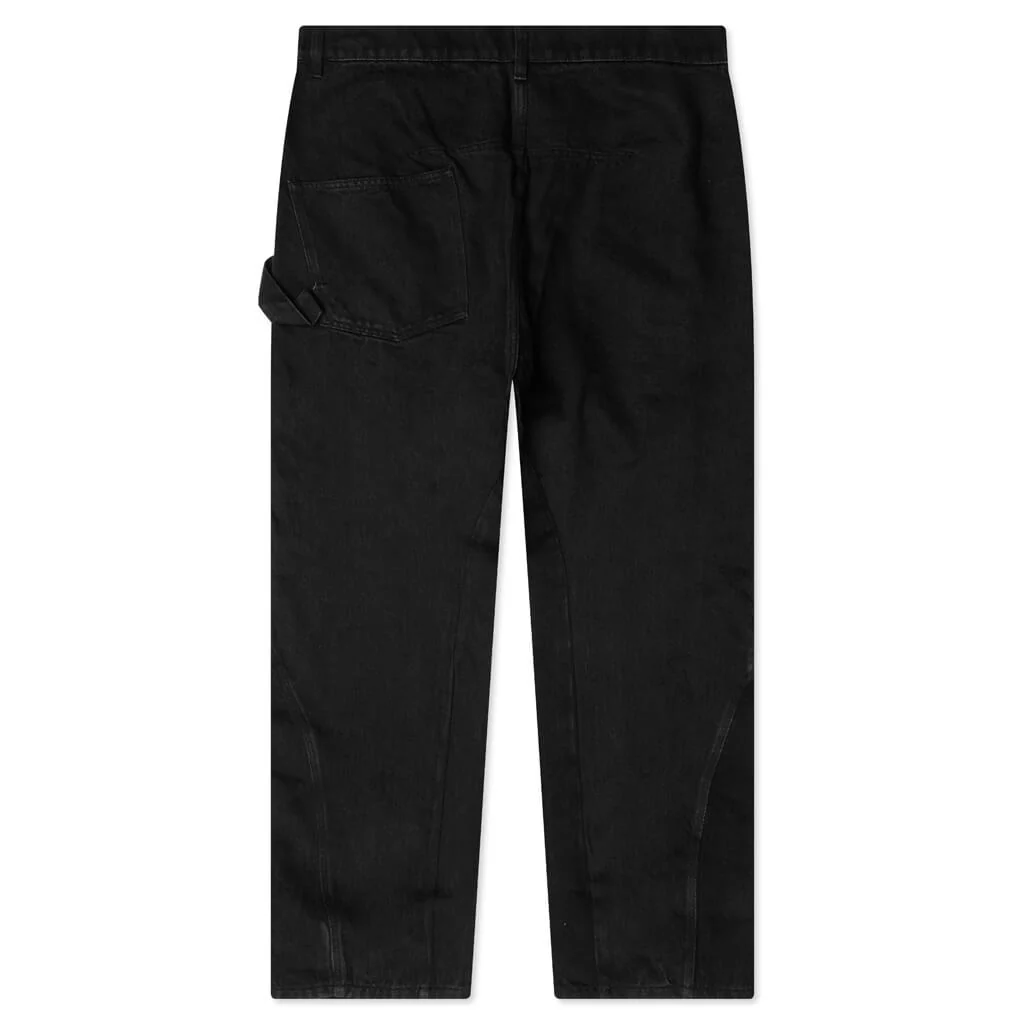 Twisted Workwear Jeans - Black - Image 2