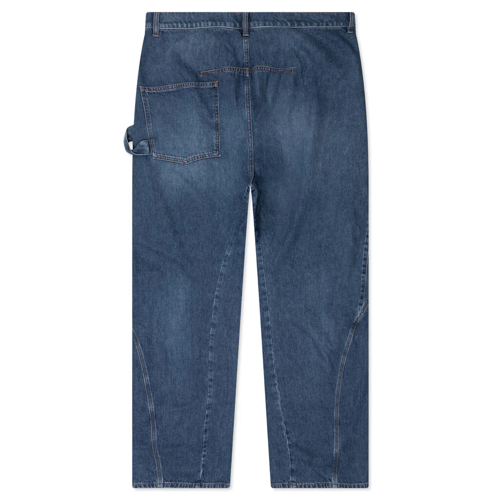 Twisted Workwear Jeans - Light Blue - Image 2