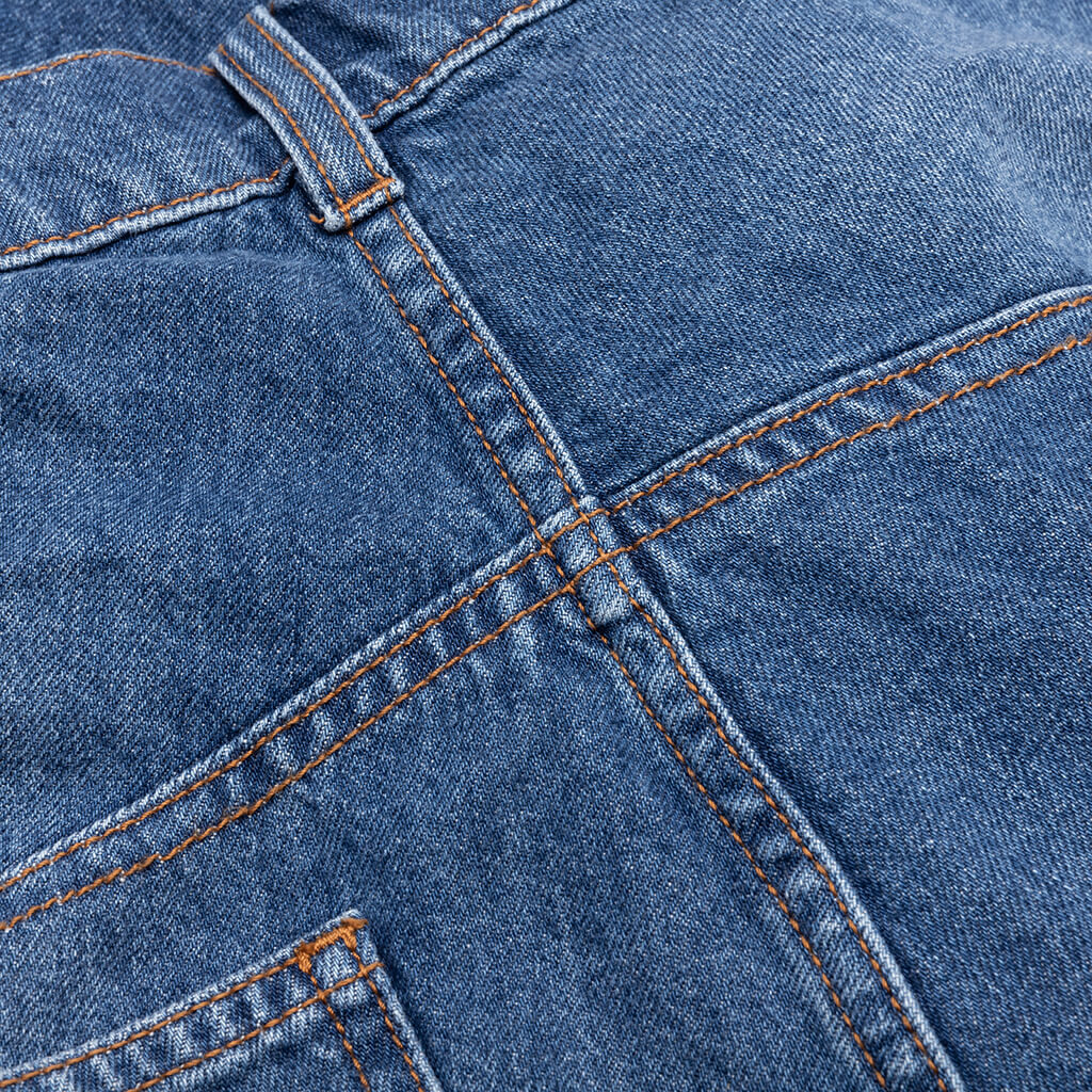 Twisted Workwear Shorts - Light Blue Denim - Image 5