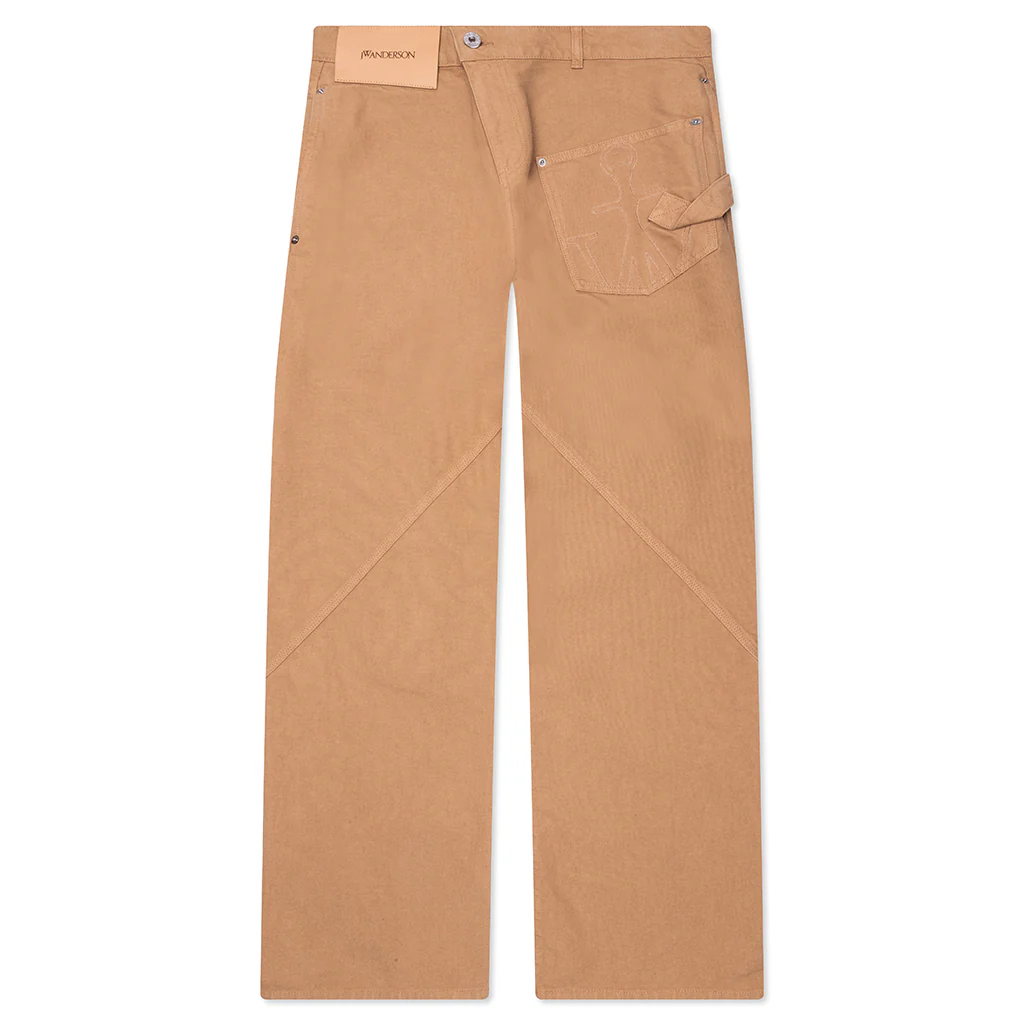 Twisted Workwear Trousers - Flax