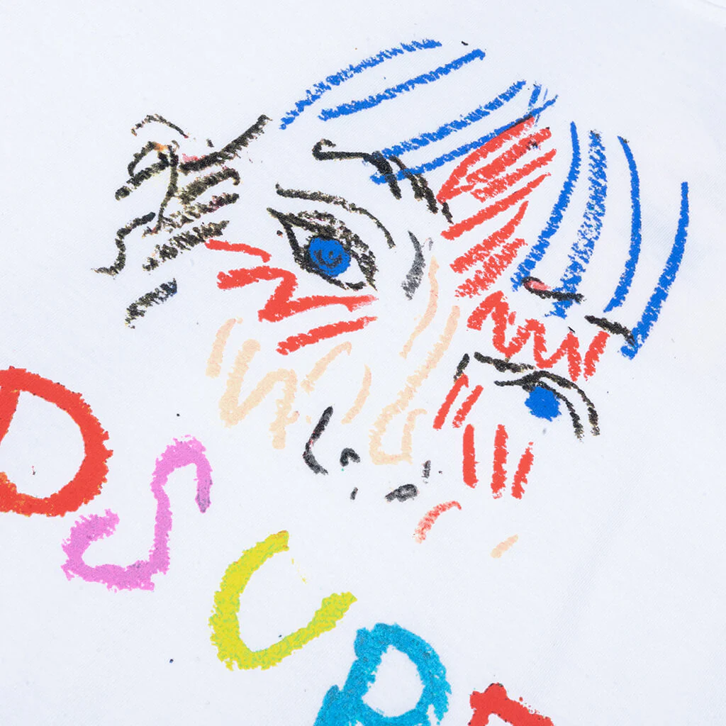 Crayon Tee - White - Image 3