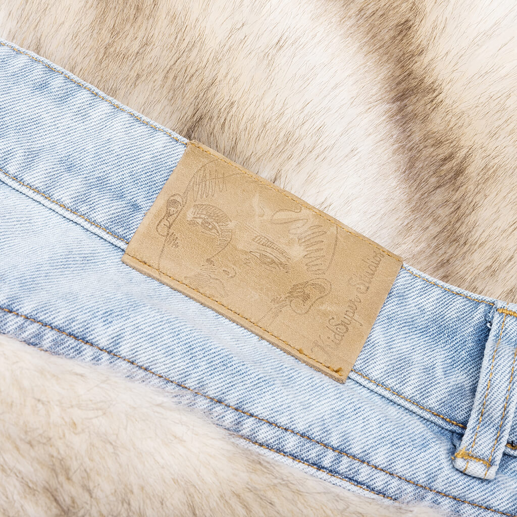 Fur Shorts - Cream - Image 4