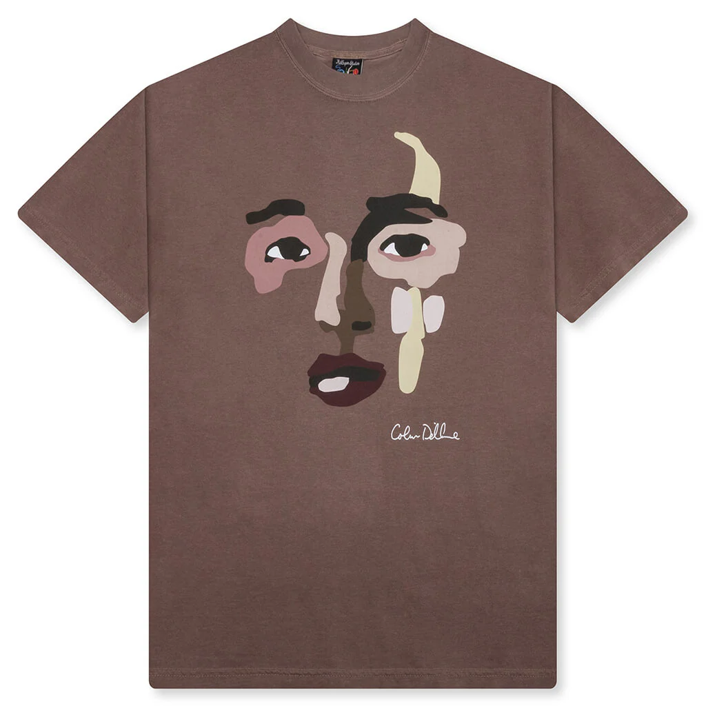 Shaped Face Tee - Espresso