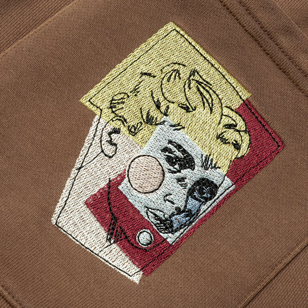 Sun Faded Sweatpants - Brown - Image 5