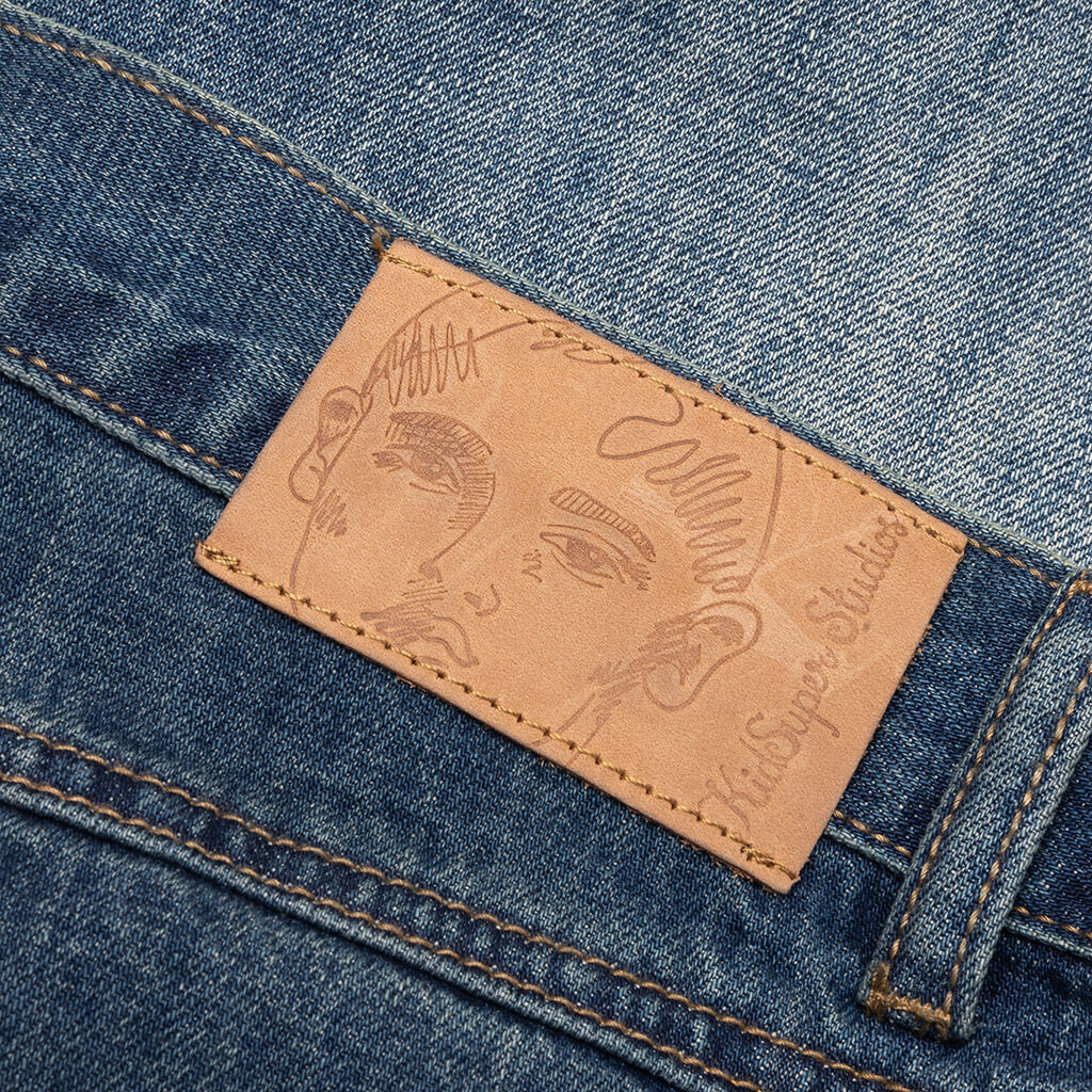 Washed Doves Denim Jeans - Blue - Image 5