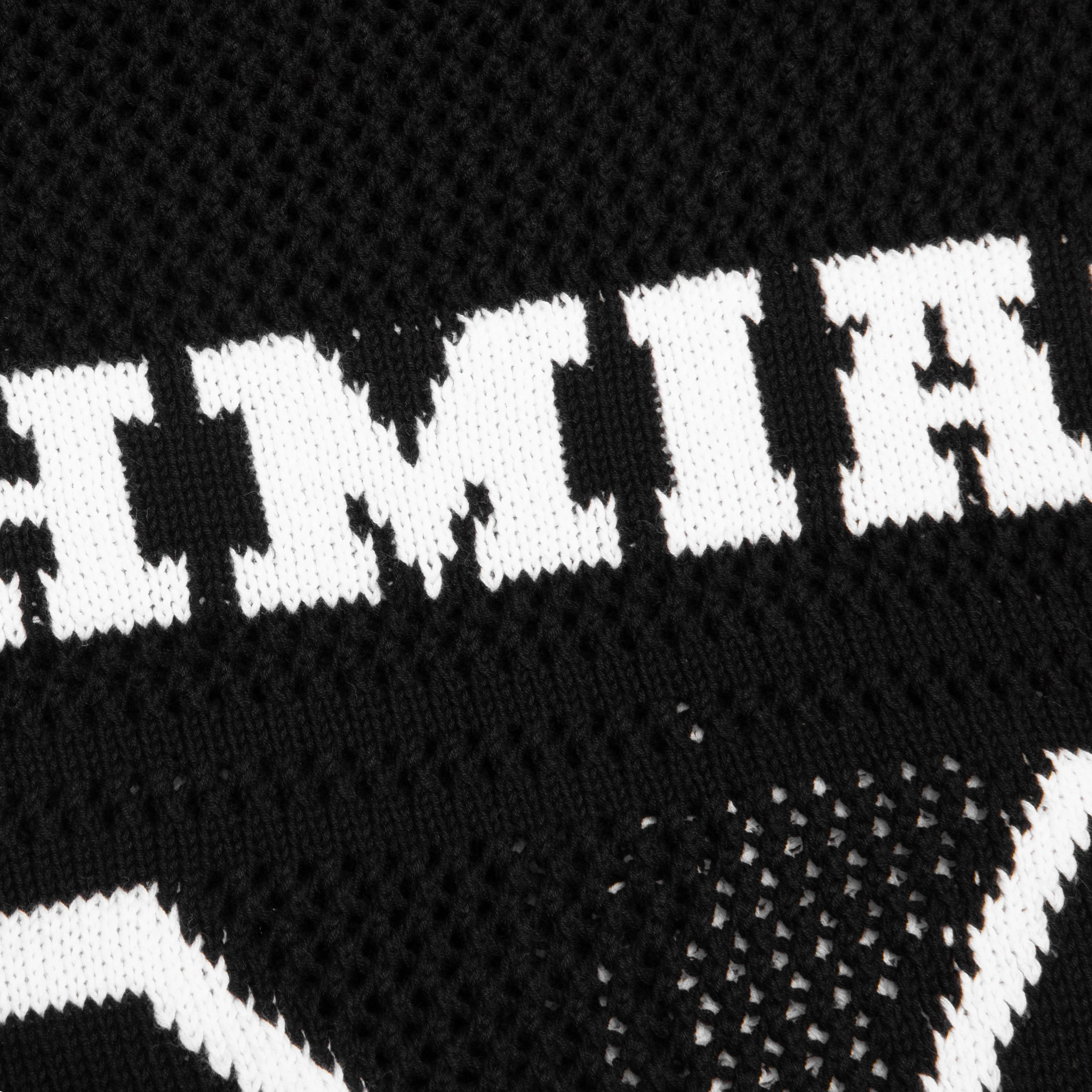 Knit 24 Football Shirt - Black - Image 4