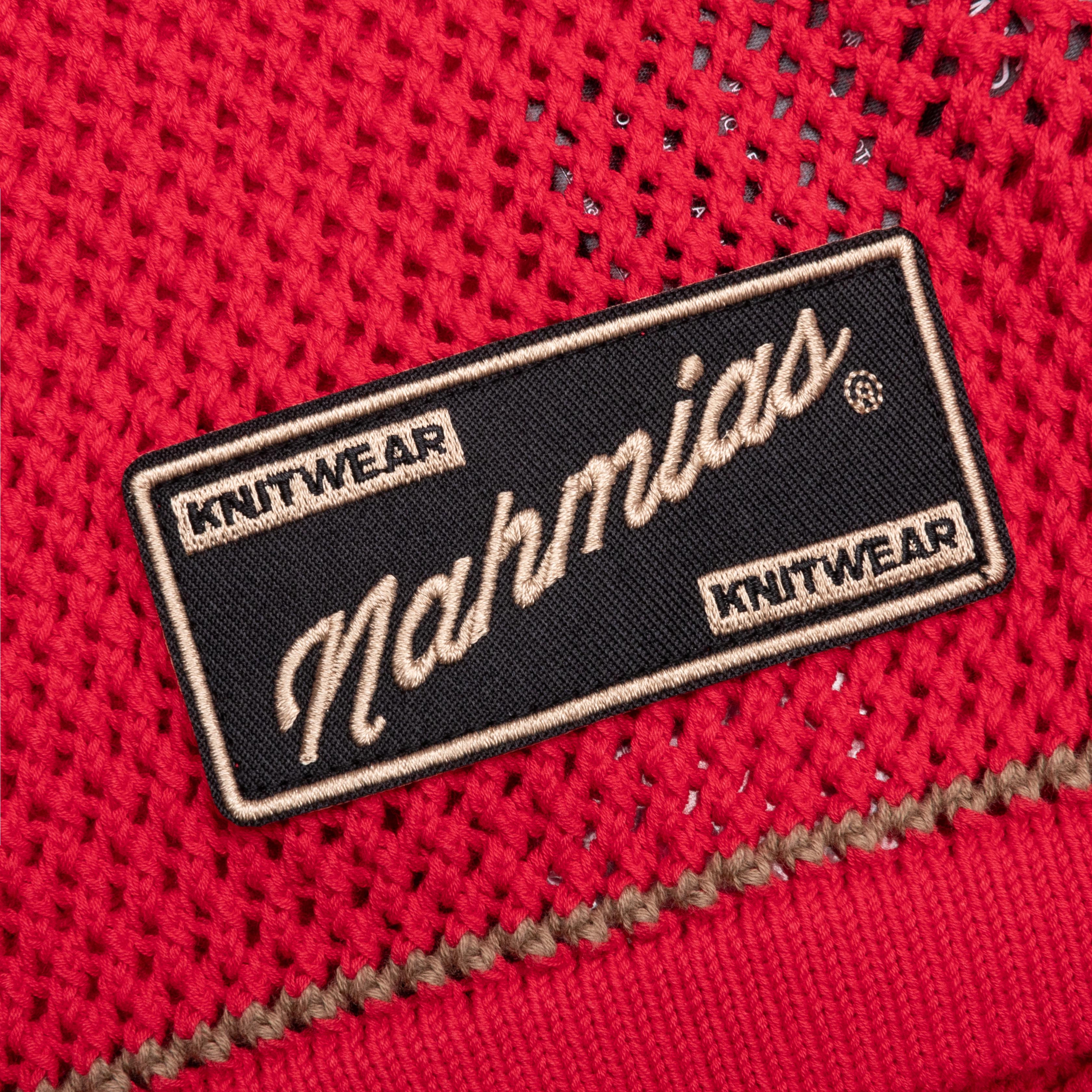 Knit 24 Football Shirt - Cherry - Image 3