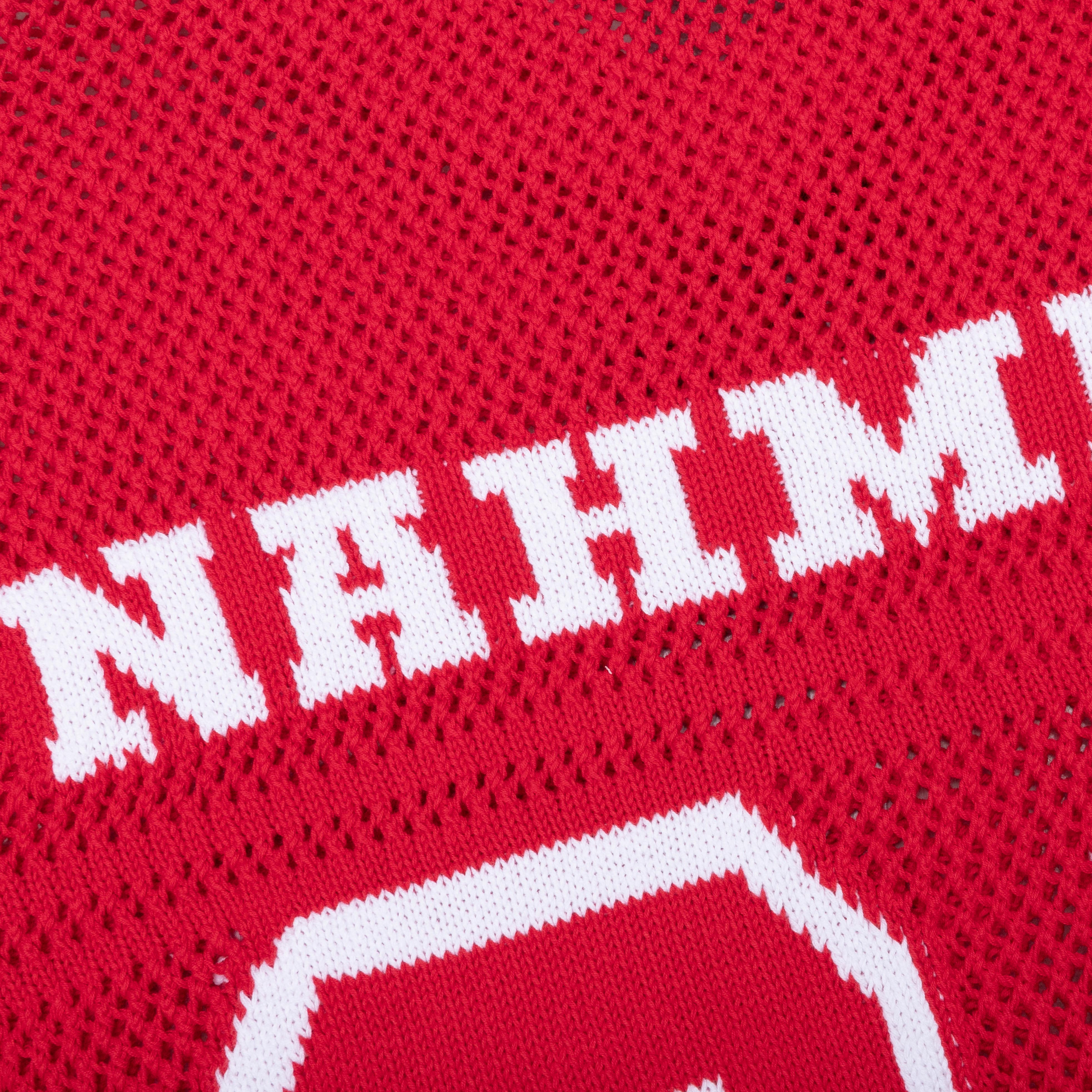 Knit 24 Football Shirt - Cherry - Image 5