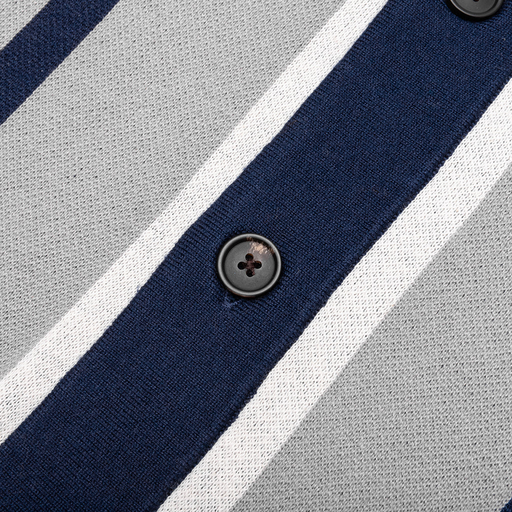 Knit Camp Collar - Grey - Image 4