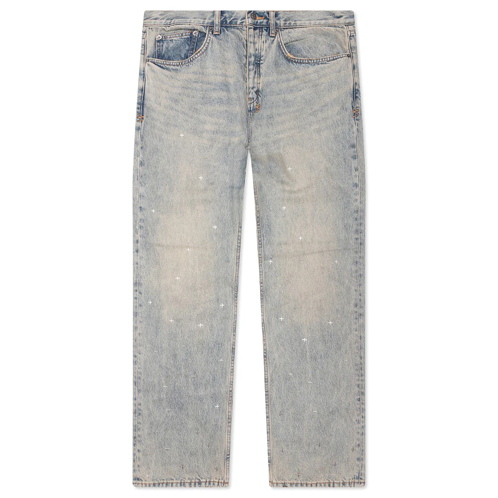 Anti K Stagelight Metalik Pants - Denim