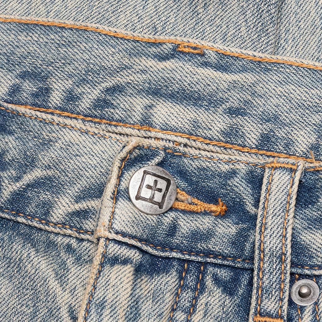Anti K Stagelight Metalik Pants - Denim - Image 3
