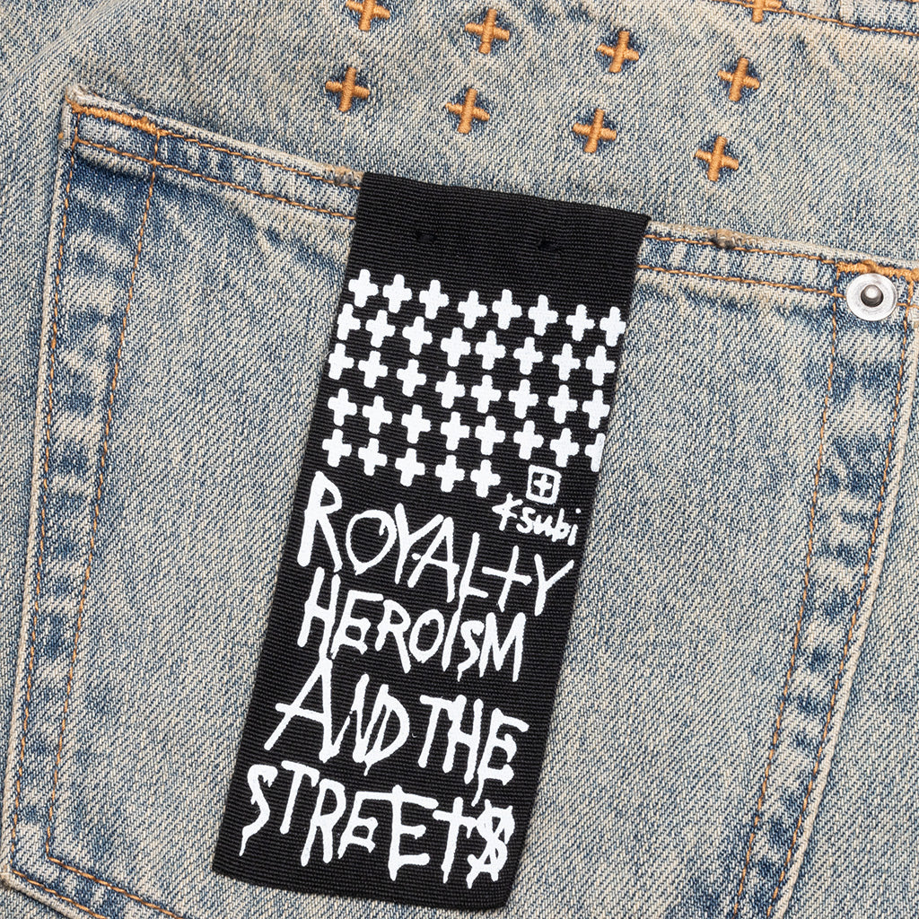 Anti K Stagelight Metalik Pants - Denim - Image 5