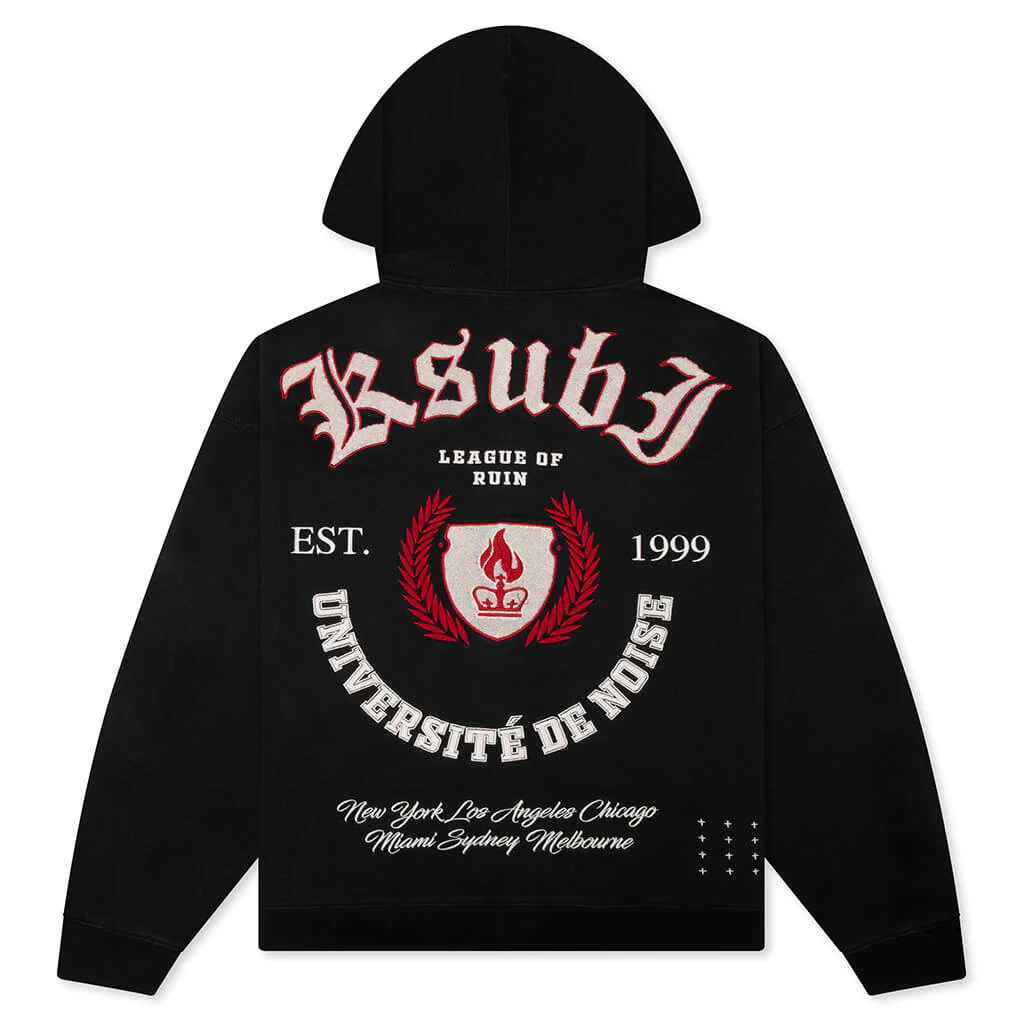 League Ekcess Zip Hoodie - Jet Black - Image 2