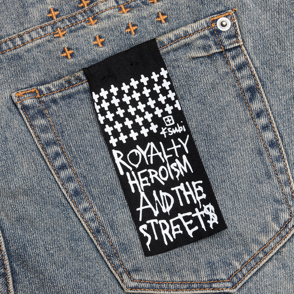 Van Winkle Stagelight Metalik Pants - Denim - Image 5