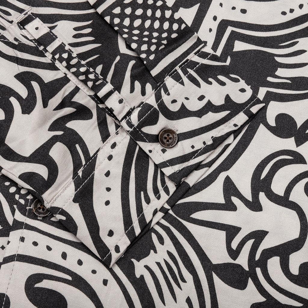 L/S Printed Woven - Black - Image 5