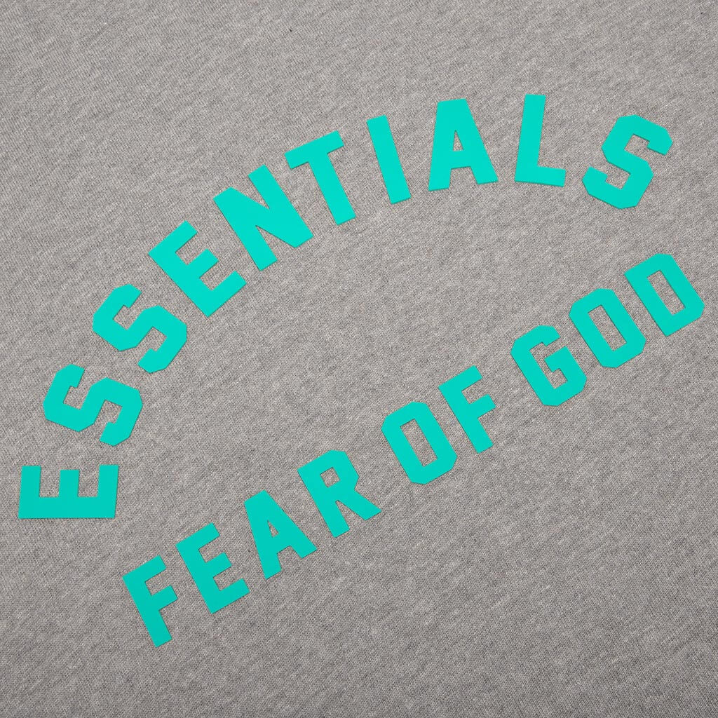 Heavy Jersey L/S Tee - Dark Heather Oatmeal - Image 3