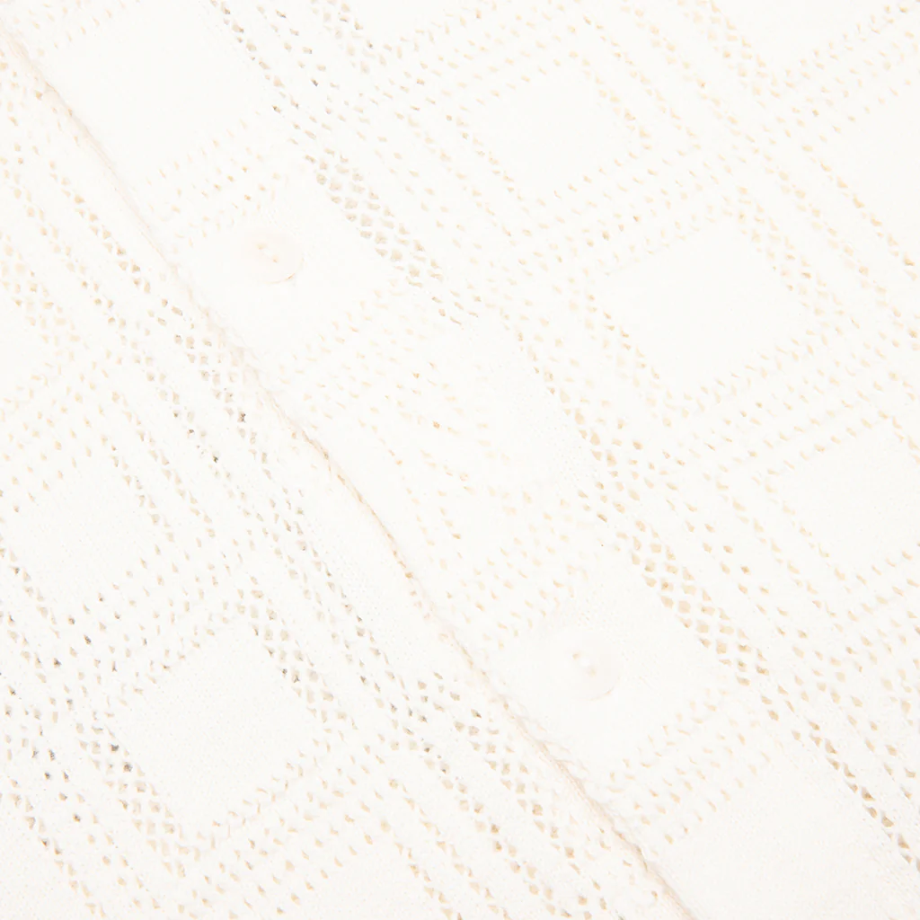 Lace Knit Shirt - Chalk - Image 4