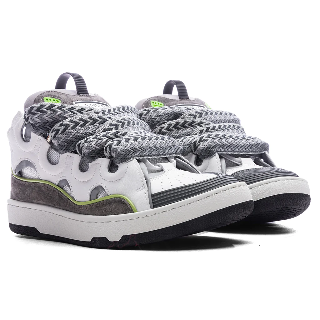 Curb Sneakers - White/Grey - Image 2