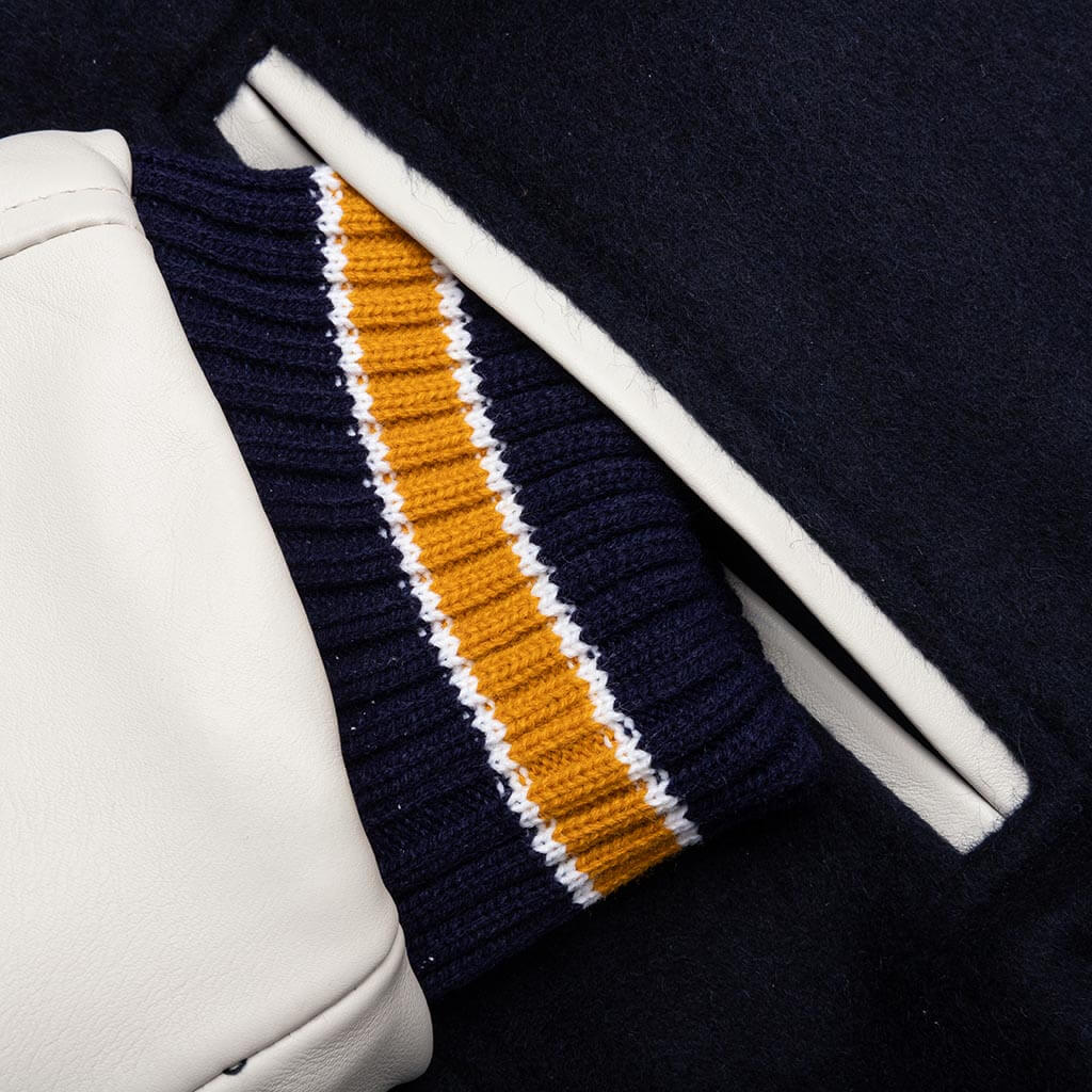 Letterman Jacket - Navy - Image 4