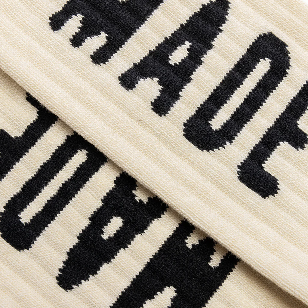 Logo Socks - White - Image 2