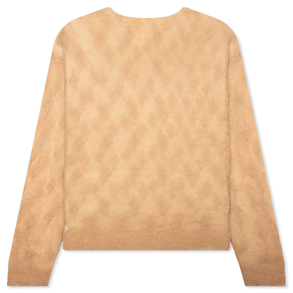 Loose Knit Cross Cable - Sand - Image 2