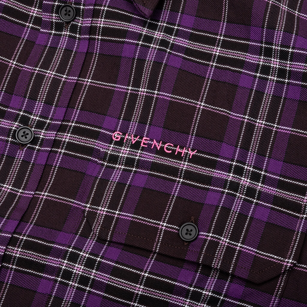 Lumberjack Shirt - Dark Purple - Image 4