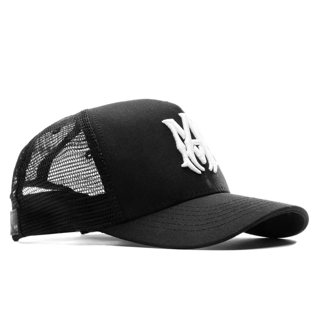MA Logo Trucker Hat - Black/White - Image 3