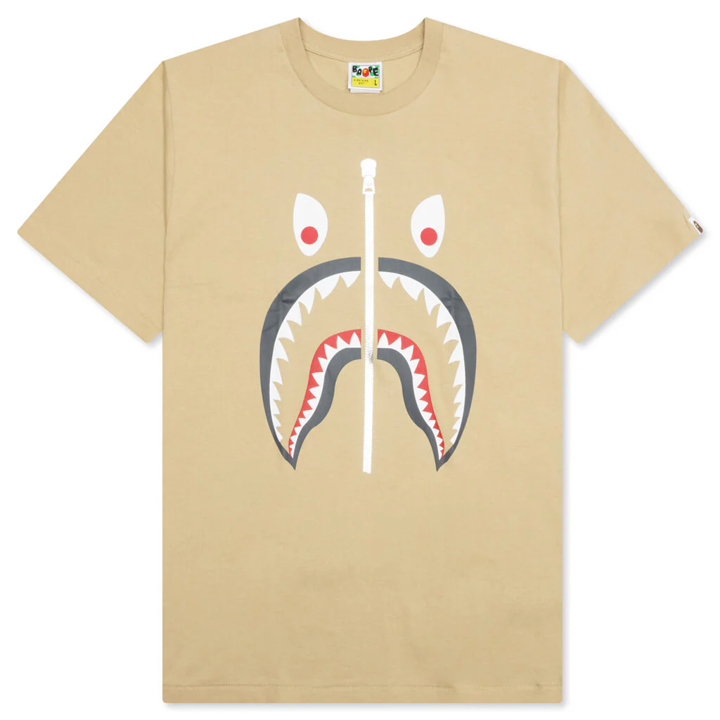 Mad Shark Tee - Beige