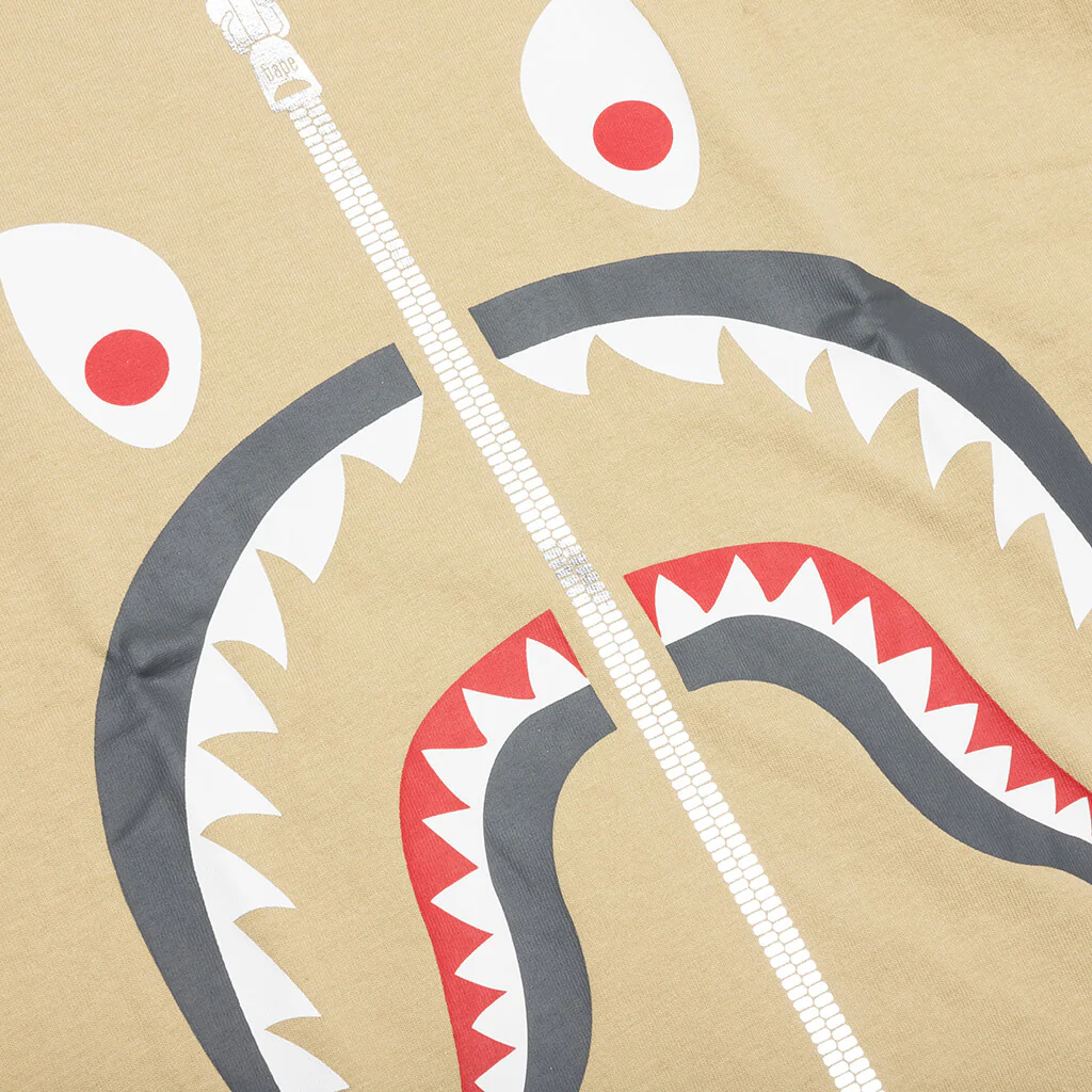Mad Shark Tee - Beige - Image 3