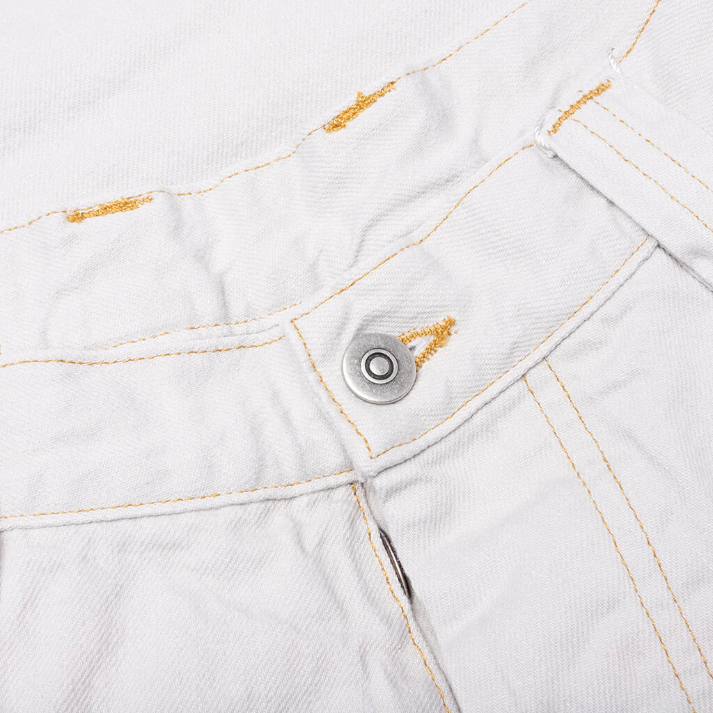 Chalk Selvedge Utility Jeans - Ice - Image 3