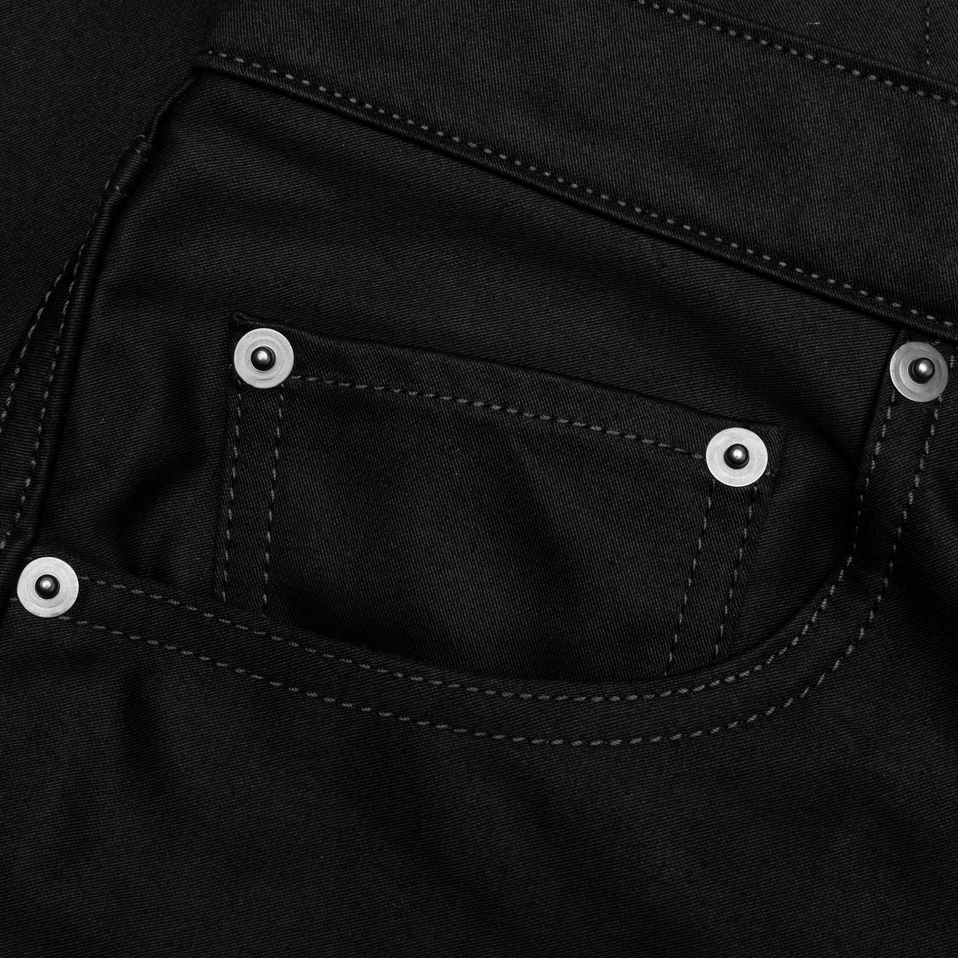Pants 5 Pockets - Black - Image 3