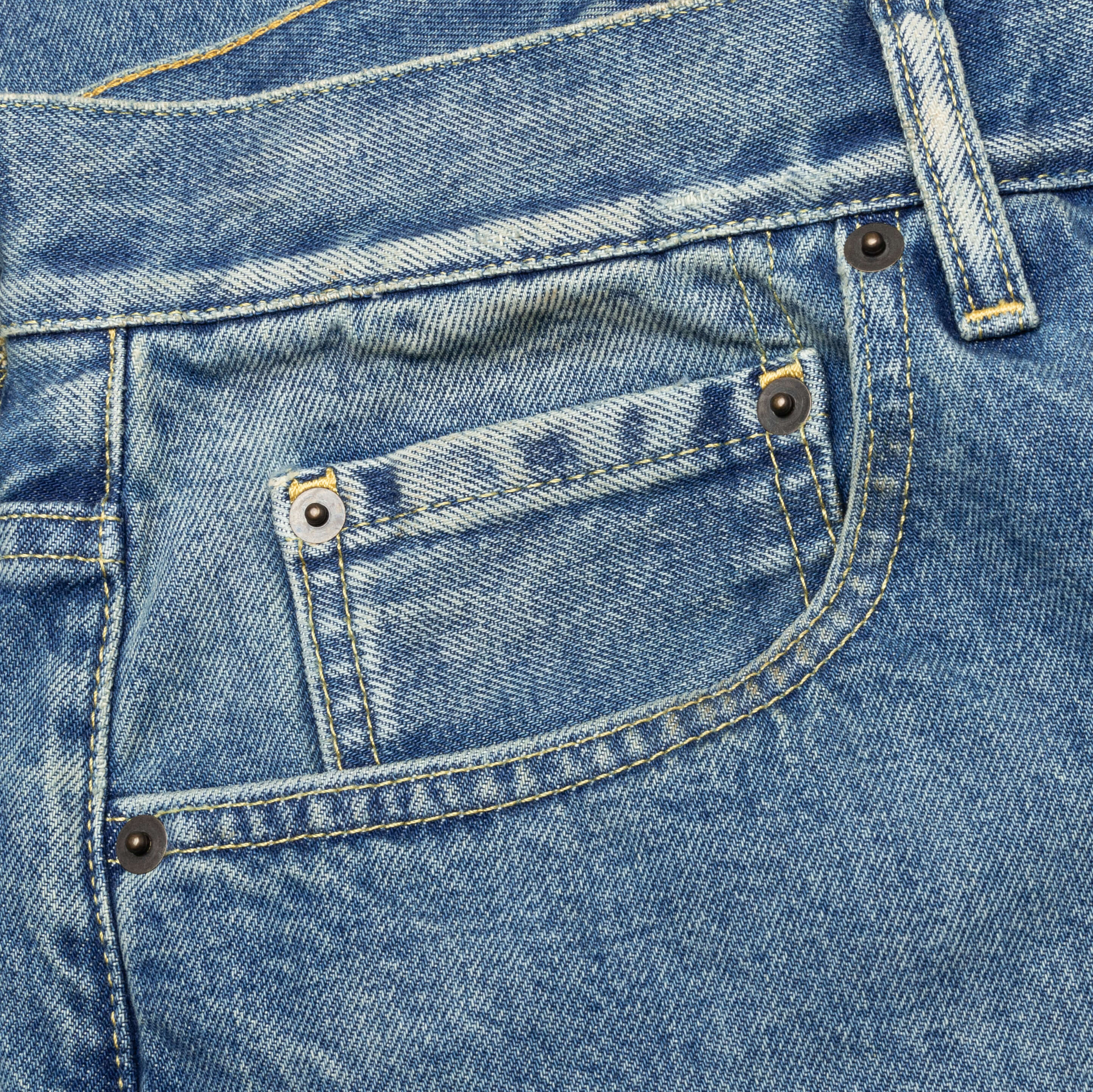 Pants 5 Pockets - Medium Blue - Image 3