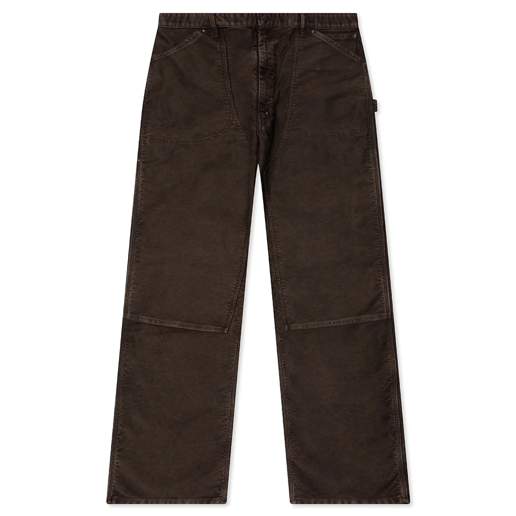 Straight-Leg Jeans - Brown