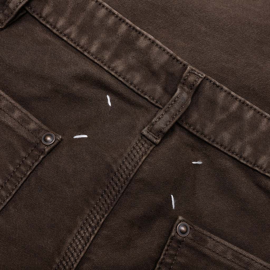 Straight-Leg Jeans - Brown - Image 5