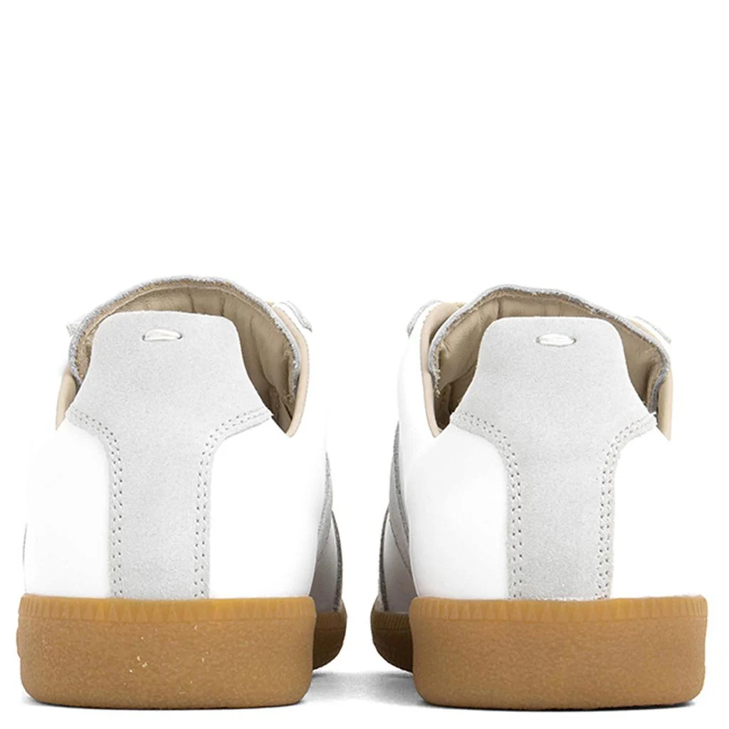 Replica Low Top Calf Skin - White/Grey - Image 4